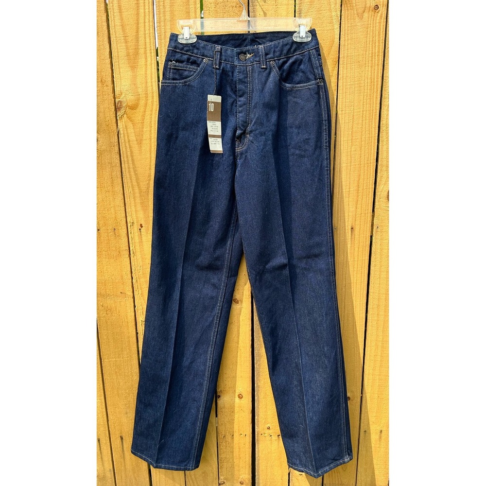 Vintage‎ 80s 'The Full Fit' Calvin Klein Boot Cut Denim Jeans Size 10 NEW NOS